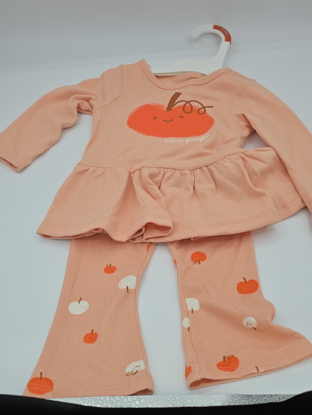 Cat & Jack Baby "Cutest Pumpkin" Outfit Set Size 6-9 Months